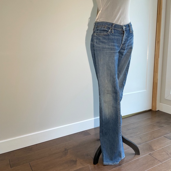 Boot Cut wide leg mid tone BR Jeans - Picture 6 of 7